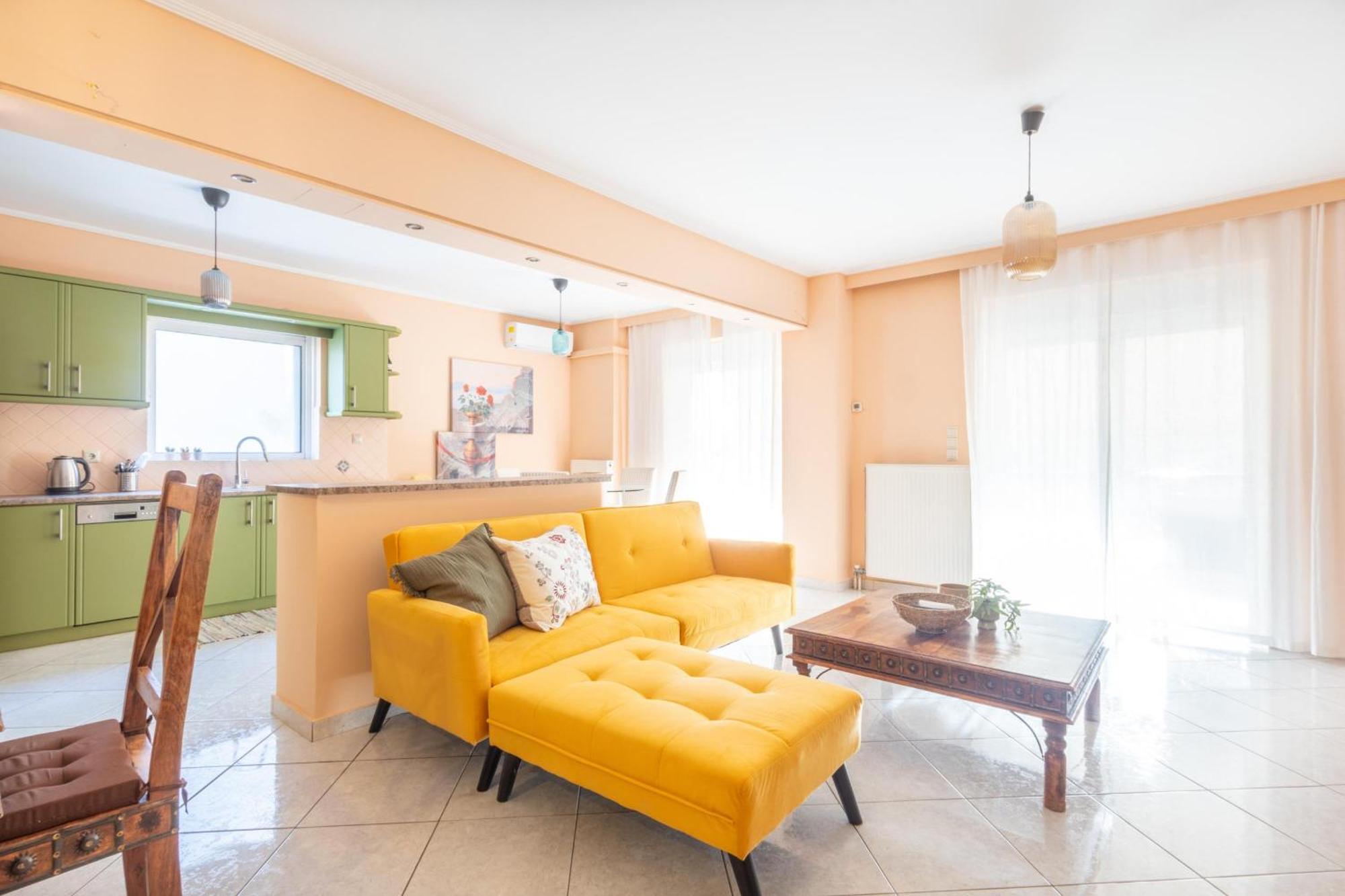 Luxury And Spacious Apt For 6 Guests أثينا المظهر الخارجي الصورة